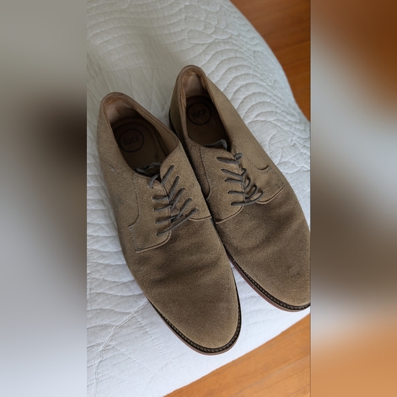 1901 tan nubuck shoes, size mens 12 - Picture 5 of 7